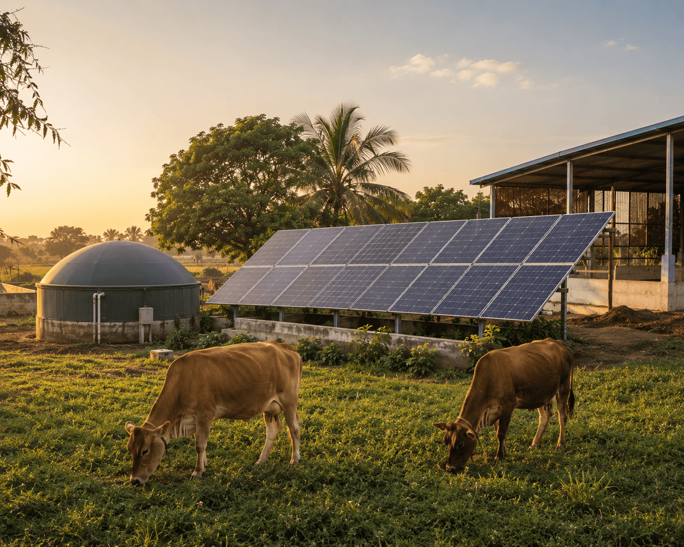 Sustainable farming practices in the fields of Krishna District